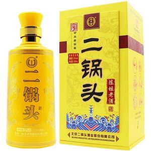 永丰二锅头52度陈坛老酒 黄龙红龙500ml*6瓶 清香型高度白酒