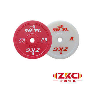 张孔 ZKC-LR老人/儿童杠铃家用举重健身器材高弹片PE材质轮塑料