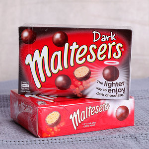 澳大利亚进口麦提莎脆心牛奶黑巧克力味儿童麦丽素夹心盒装澳洲