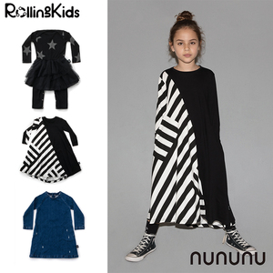 NUNUNU 女童牛仔A字裙儿童薄款网纱裤子短裙休闲夏丨RollingKids