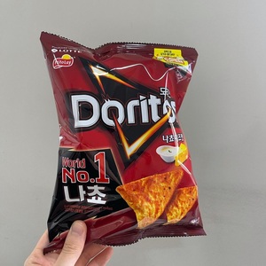 韩国进口乐天Doritos多力多滋玉米片超浓芝士休闲膨化零食84g