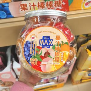 盒马MAX代购 果汁棒棒糖桶装1000g零食糖果4种口味 香甜不腻