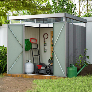 户外储物工具房庭院花园简易房室外杂物房可移动活动板房子组合屋