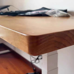5公分厚木板定制实木倒台面圆角桌板2米大桌面长方形板子榆木松木