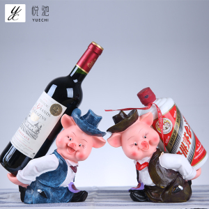 红酒架摆件酒柜装饰品酒瓶收纳架子葡萄酒红酒瓶架放红酒瓶的创意