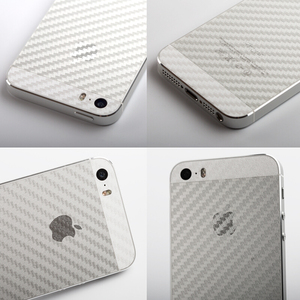 苹果5手机软膜iPhone 5S碳纤维背贴五代磨砂抗指纹5SE防爆半透明iPhone5s后盖防刮保护模苹果5C非钢化玻璃模