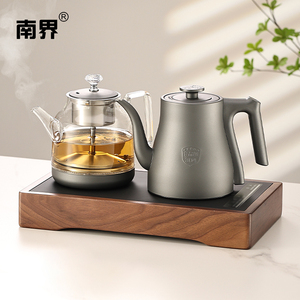 全自动双底部上水烧水壶泡茶专用茶台一体嵌入式电茶炉保温煮茶器