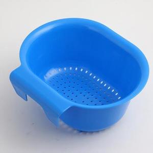 【加厚沥水蓝】水槽沥水挂篮沥水架厨房洗菜篮置物架收纳蓝收纳筐