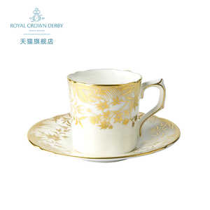 Royal Crown Derby德贝金丝蔓骨瓷欧式茶杯咖啡杯碟下午茶 英国产