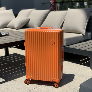 袋鼠铝框万向轮拉杆箱20寸登机箱pc超轻旅行箱行李箱男女网红皮箱