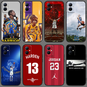 NBA篮球明星适用vivoy78+手机壳y77E新款y76s全包y73y70y55y53y52s硅胶y35y33y32y30y31保护套詹姆斯库里麦迪