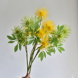 仿真茴香草把束仿真小绿草插花植物墙装饰假叶子塑料花客厅装饰花