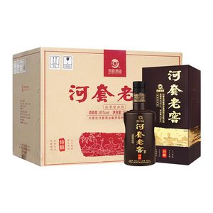 河套酒业河套老窖特酿45度浓香型纯粮食白酒500mL*6瓶整箱装送礼