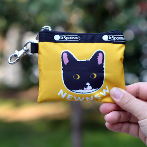 迷你可爱零钱包猫咪可爱图案学生卡包钥匙包女孩口红化妆小包包
