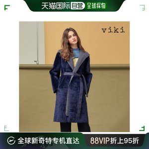 韩国直邮VIKI 风衣 [VIKI] 连帽 人造 毛 长袍 外套 (TYHZX2602)