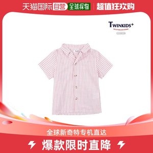 韩国直邮Twinkids 衬衫 [BORI BORI/TWIN KIDS] 条纹细节 衬衫(T8