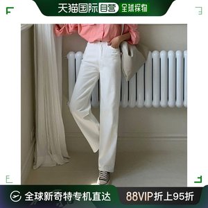 韩国直邮CHICFOX 牛仔裤 [KENZY] 棉宽腿裤子