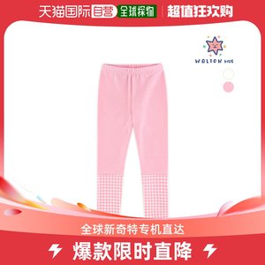 韩国直邮WALTON KIDS 裤子 格子模块打底裤