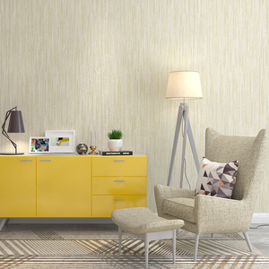 简约现代仿纱线壁纸3D立体客厅卧室北欧家用无纺布纯色素色墙纸