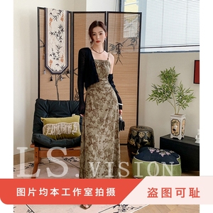 淘宝服装模特拍照汉服新中式国风连衣裙拍摄杭州女装摄影服务杭州