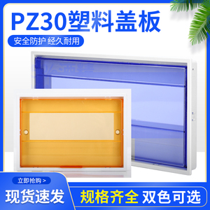 家用PZ30暗装配电箱塑料盖板明装电箱面板外壳盖子室内回路遮档板
