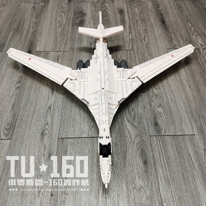飞机积木轰炸机图160军事战斗拼装模型白天鹅2024新款玩具益智男