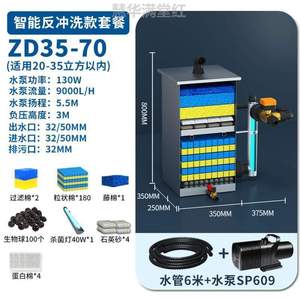 养鱼过鱼池反净水过滤器水智能冲洗全自动?设备过滤器池循环系统