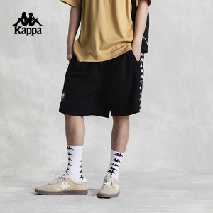 kappa卡帕背靠背新款串标篮球短裤男夏季跑步五分裤运动裤子男款