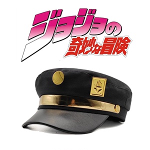 JOJO的奇妙冒险OCS空条承太郎帽子cosplay同款二次元四级平顶帽子