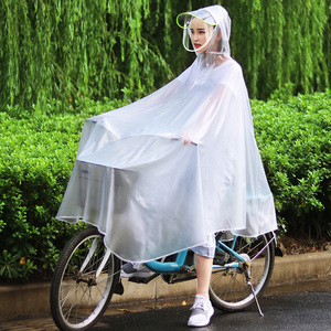 电动车自行车雨衣男透明女士长款全身学生骑车单车防暴雨新款雨披