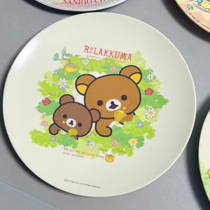 出口日单san-x轻松熊可爱熊哥哥卡通树脂餐碟盘子碟子餐具