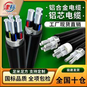 国标铝芯电缆线3 4 5芯16 25 35 50 70 95 120平方铝线地埋铝电缆