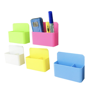 睿轩慕城 粉笔磁性收纳盒 冰箱贴创意立体 玩具教具强力环保ABS材质 黄色蓝色白色粉笔绿色磁吸