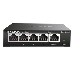 TP-LINK普联 TL-SG2005 5口千兆交换机 镜像网络交换机 集线器端口汇聚VLAN端口隔离运维交换机