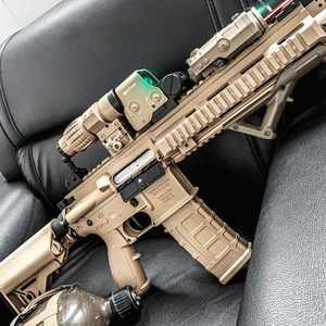 HK416电动连发玩具冲锋枪男孩联动m4软弹模型成人下场吃鸡发射器