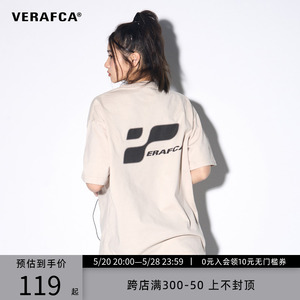 VFC/VERAF CA幻影印花字母T恤夏季新款基础复古潮流短袖上衣男女