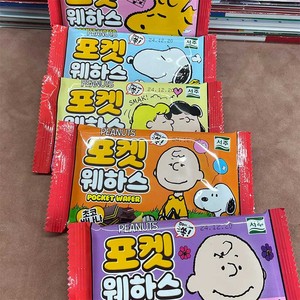 韩国进口SEOJU香蕉巧克力威化饼干卡通薄片装夹心饼干零食郊游