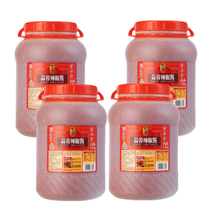 东古蒜蓉辣椒酱5.8kg商用大桶装广东肠粉辣酱饺子蘸酱炒菜调味品