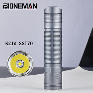 Pioneman匹欧曼 K21x强光手电筒XHP70.2/SST70小直手电21700