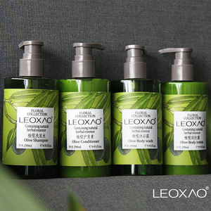 英国LEOXAO来想洗漱包橄榄洗发水护发素沐浴露润肤露