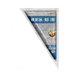 鲜美来子品牌桂宏远 虾滑120g 烧烤 炒菜 豆捞 火锅 香煎铁板食材