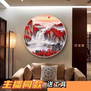 鸿运当头十字绣红运当头刺绣画自己绣鸿运当头钻石画高清棉线大格