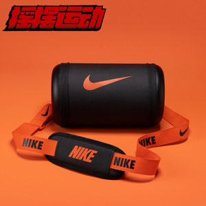 Nike耐克会员节礼品黑橙色水桶包随身健身训练包BG017-016A-010A