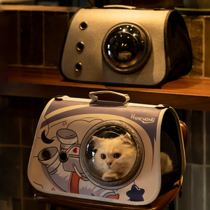猫包外出便携太空舱宠物外出包斜挎狗背包猫笼子外带携带猫咪用品