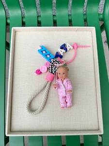 婉琪儿韩国代购 TA家新款设计师款纯手工娃娃挂件 钥匙扣包包挂链