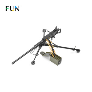 乐加 M2勃朗宁重机枪1:6拼装4D模型摆件军事益智玩具男孩游戏礼品