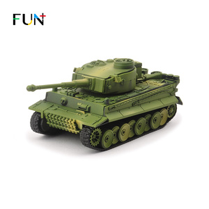 乐加 二战虎式坦克拼装军事模型1:72 方块益智积木组装玩具小礼品
