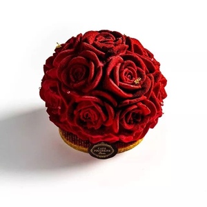 法式西点慕斯硅胶模具玫瑰花球绣球花束立体花型巧克力烘焙翻糖模