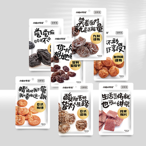 小梅的零食梅饼蜜饯休闲零食西梅话梅日式网红爆款独立陈皮零食