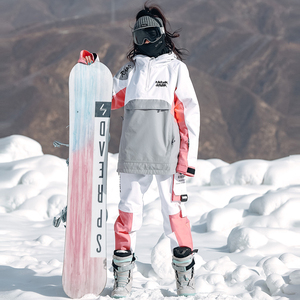新款滑雪服女套装户外单板双板滑雪裤保暖防水透气显瘦滑雪衣男